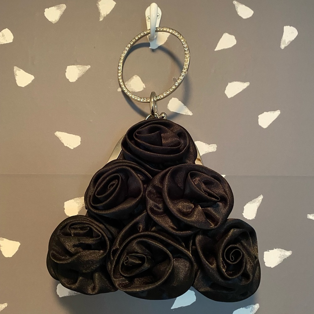 Black Rose Evening Bag